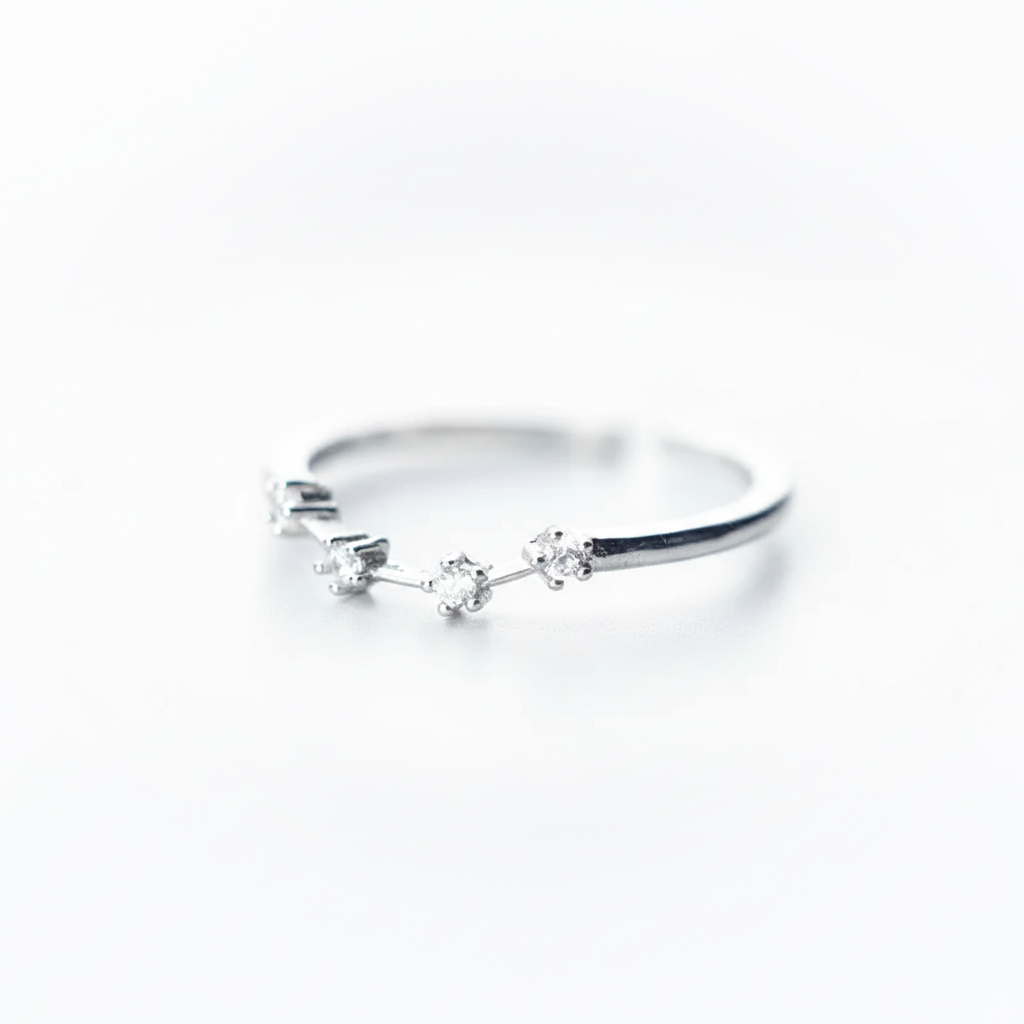 Zodiac Constellation Adjustable Ring