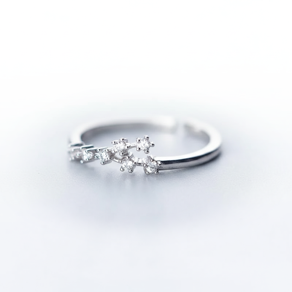 Zodiac Constellation Adjustable Ring
