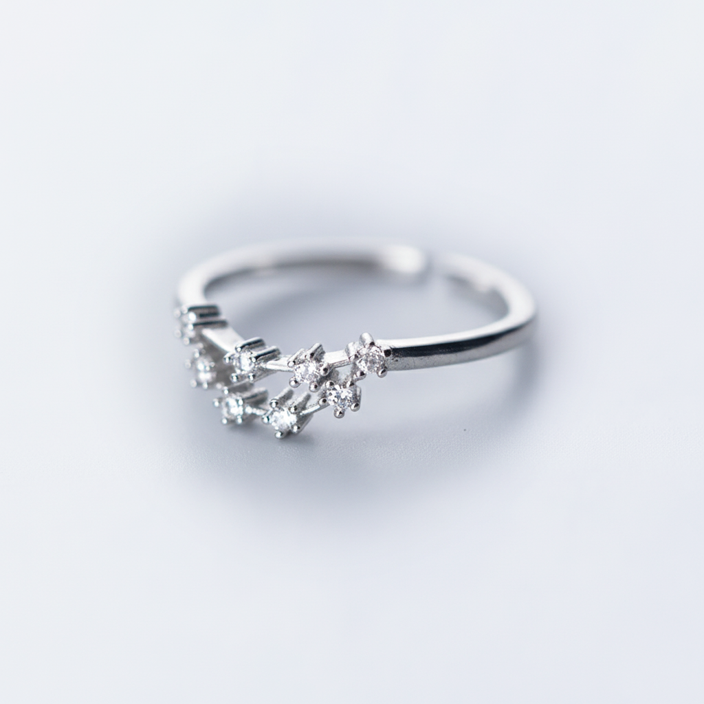 Zodiac Constellation Adjustable Ring