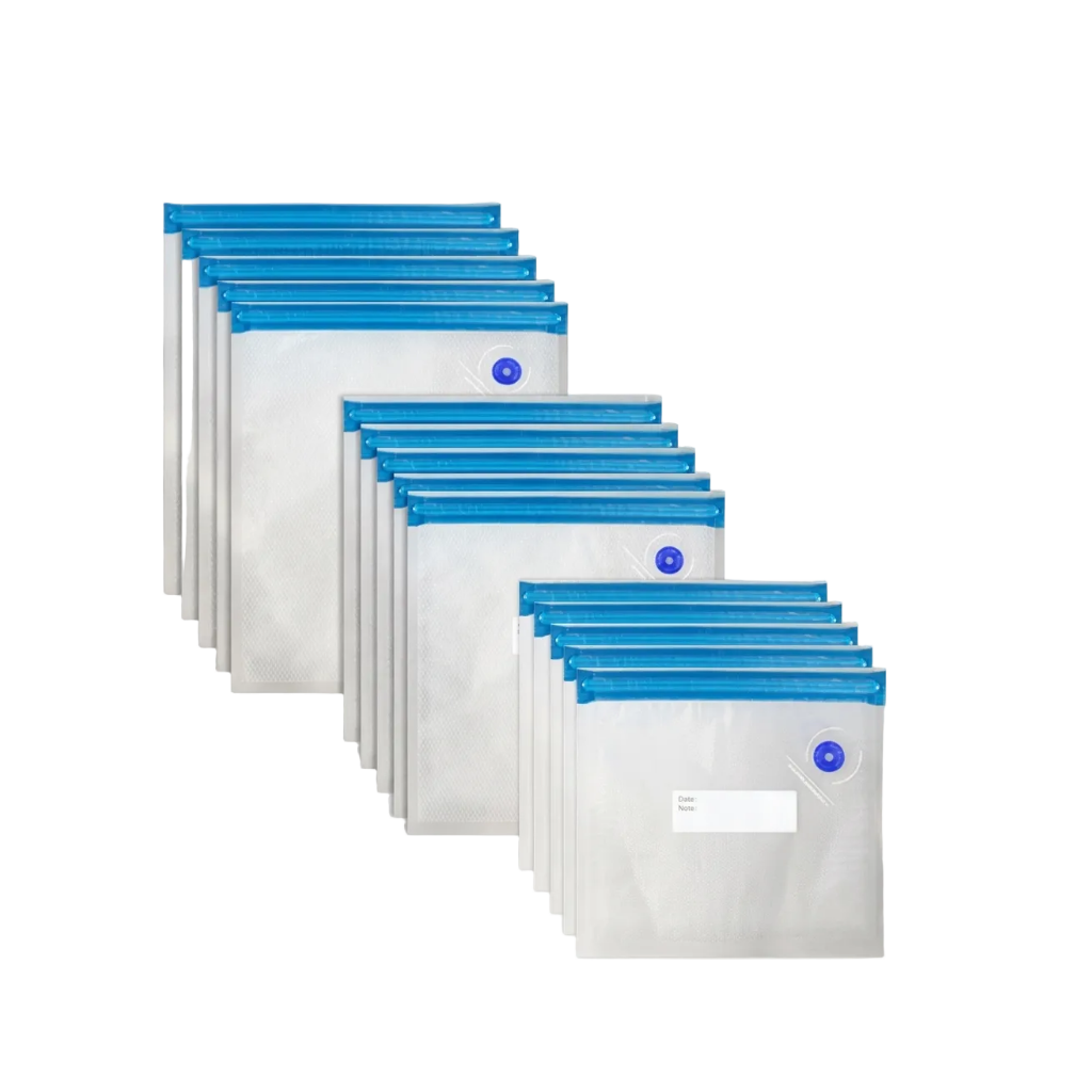 Reusable Vacuum Food Storage Bags (10 pcs)