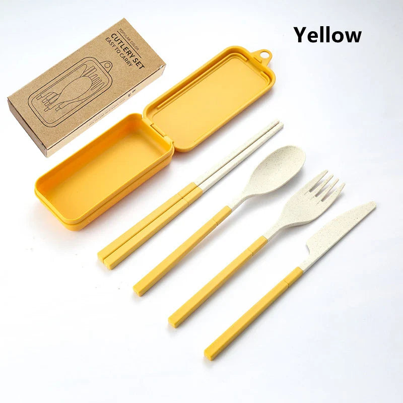 Reusable Travel Cutlery Set (4 pcs)