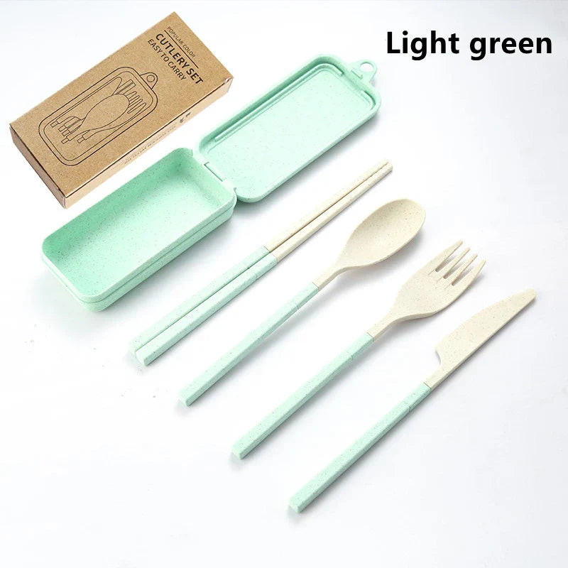 Reusable Travel Cutlery Set (4 pcs)