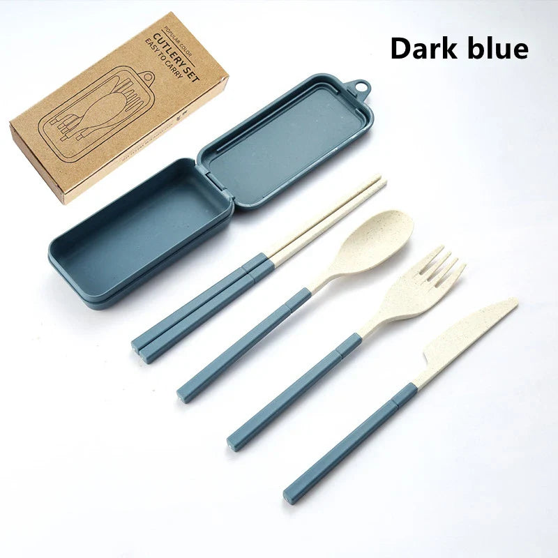 Reusable Travel Cutlery Set (4 pcs)