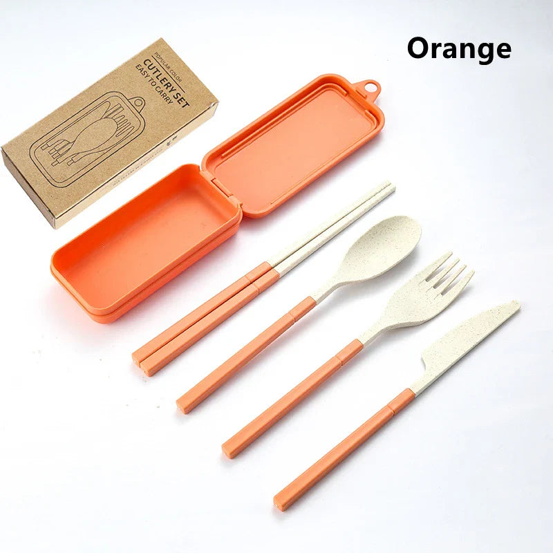 Reusable Travel Cutlery Set (4 pcs)