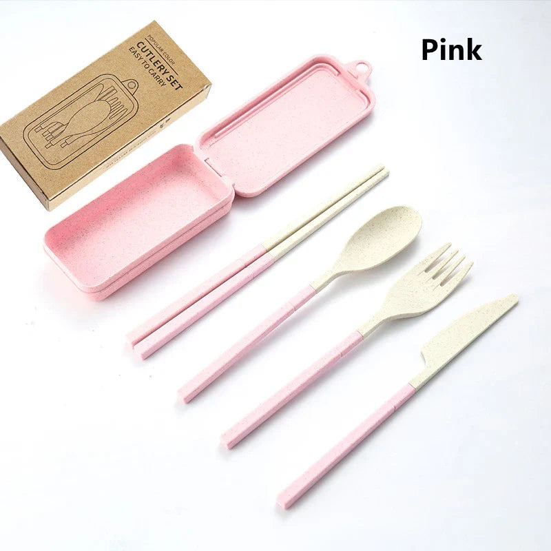 Reusable Travel Cutlery Set (4 pcs)
