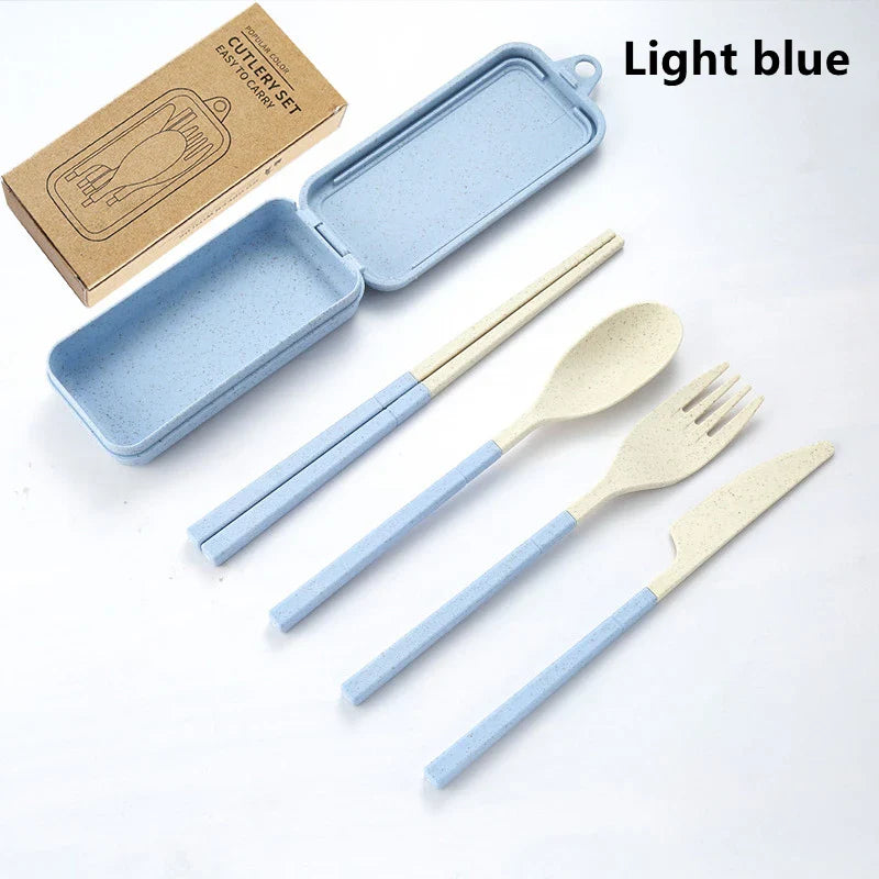 Reusable Travel Cutlery Set (4 pcs)