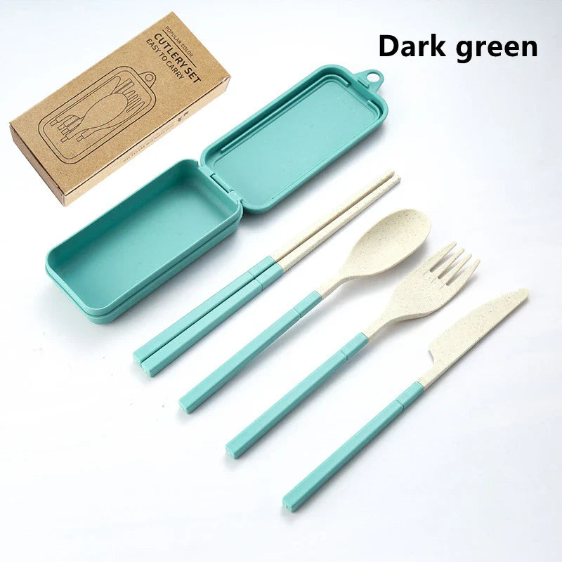 Reusable Travel Cutlery Set (4 pcs)