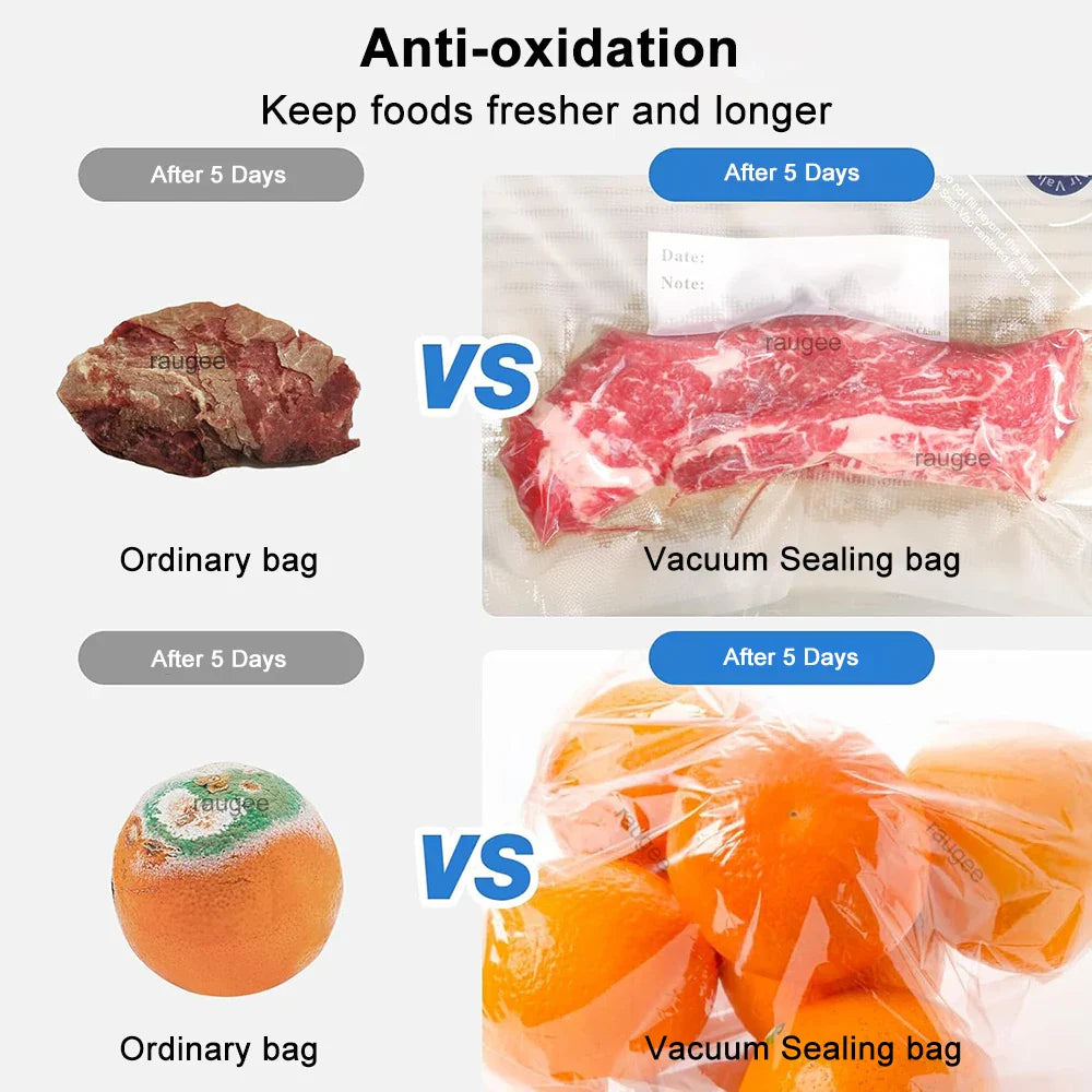 Reusable Vacuum Food Storage Bags (10 pcs)
