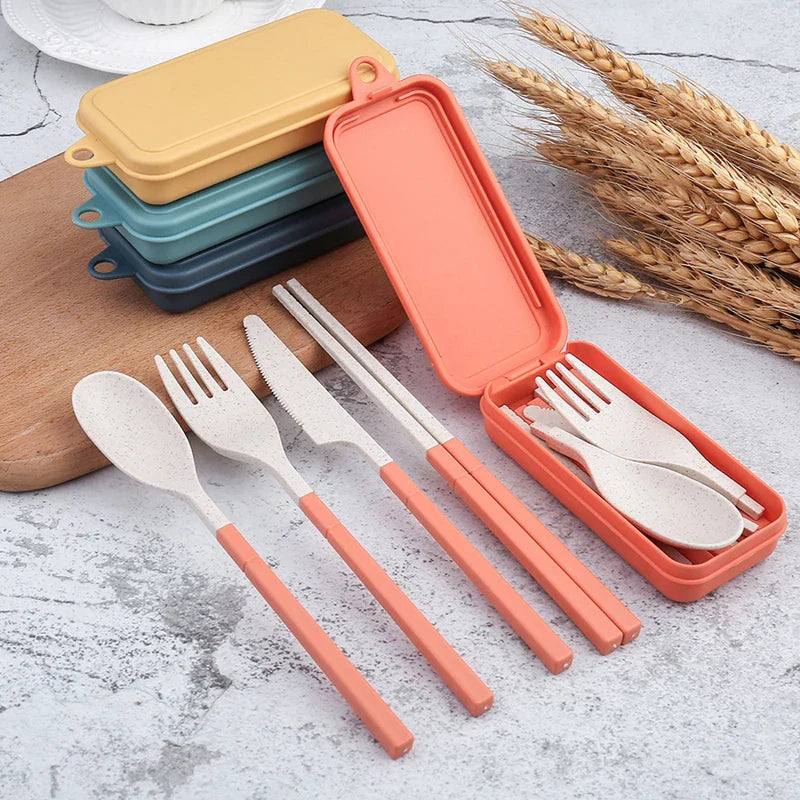 Reusable Travel Cutlery Set (4 pcs)