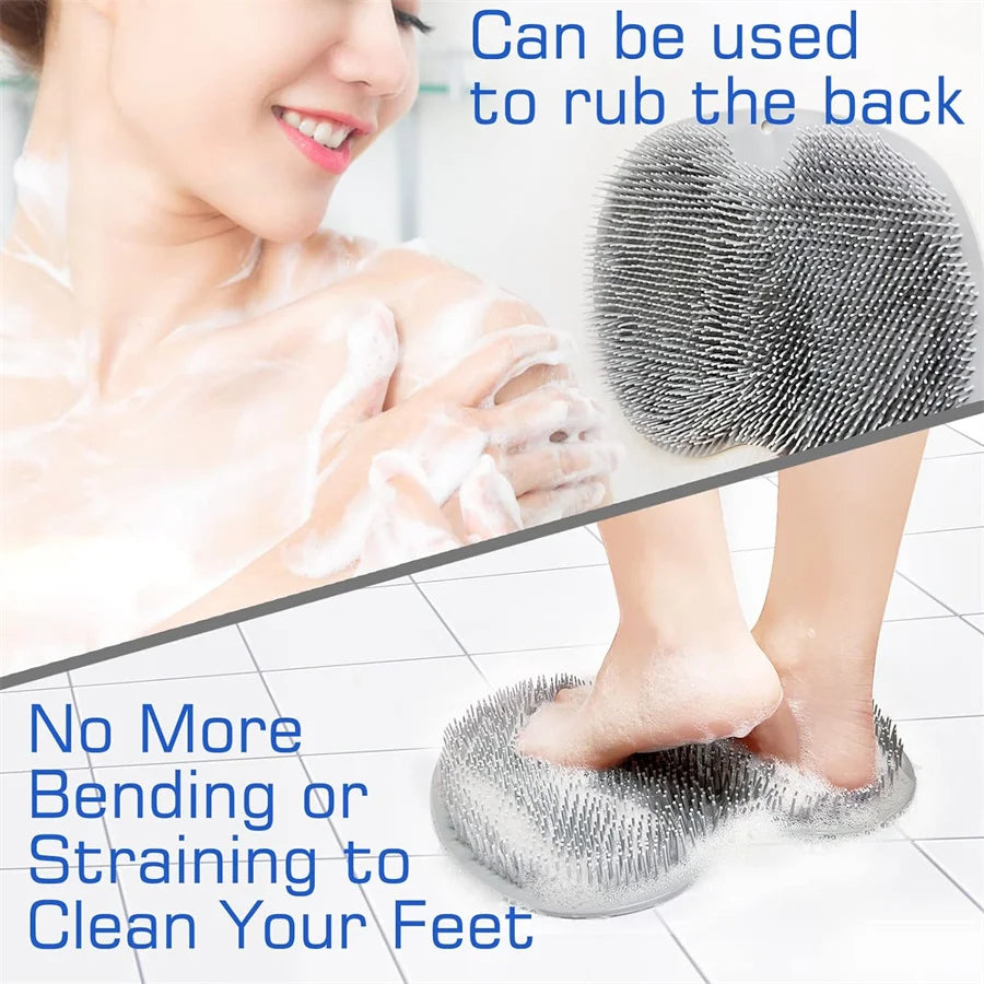 Exfoliating Shower Foot Scrubber Mat