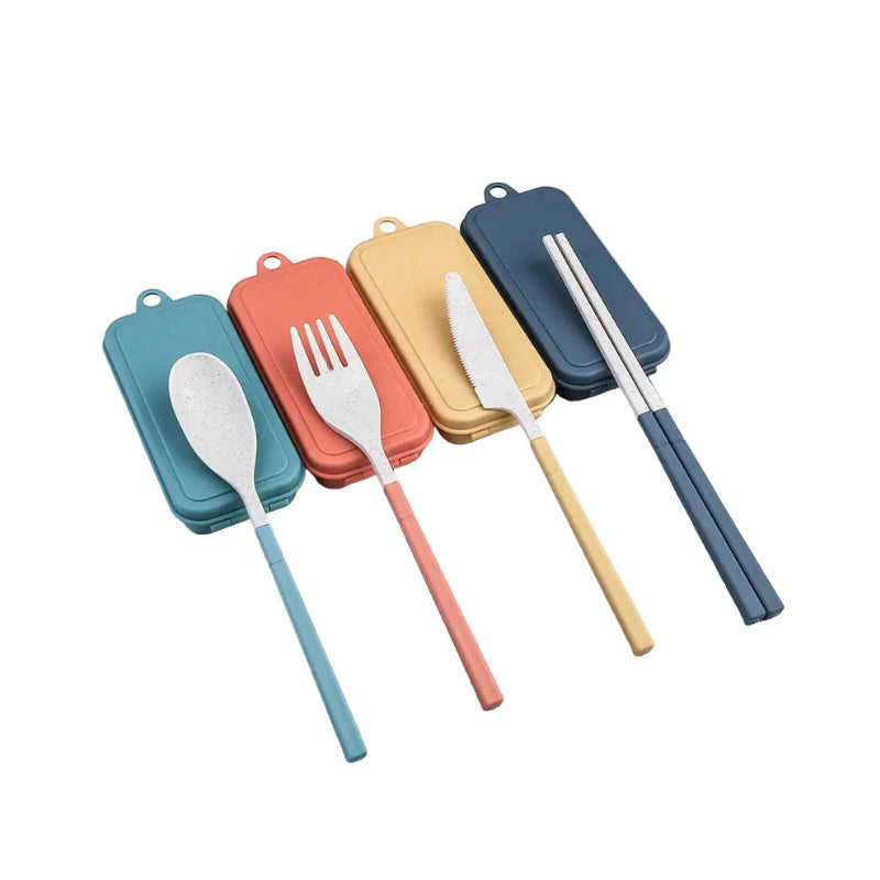 Reusable Travel Cutlery Set (4 pcs)